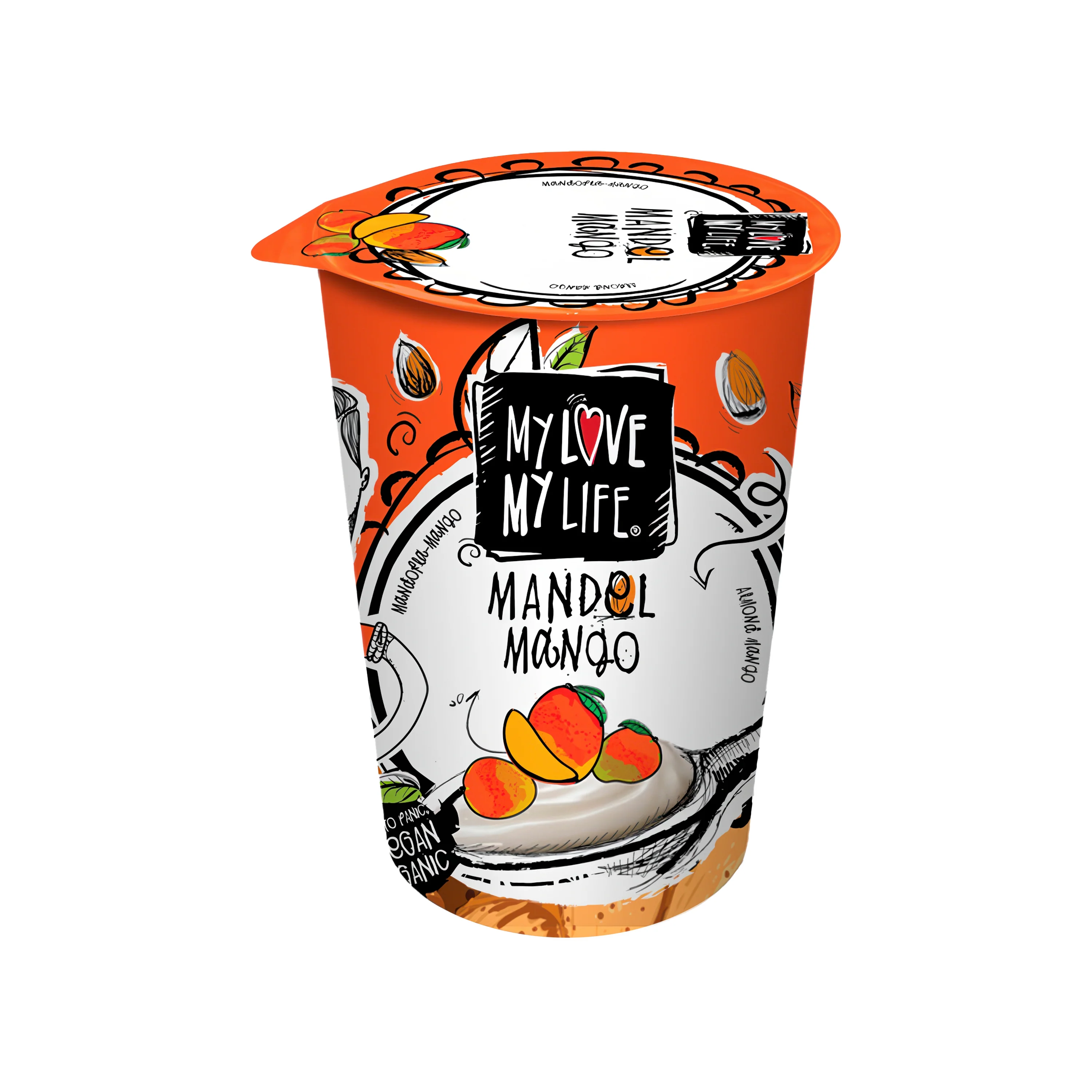 My Love My Life Zakysaný mandlový Mango BIO (180 g)